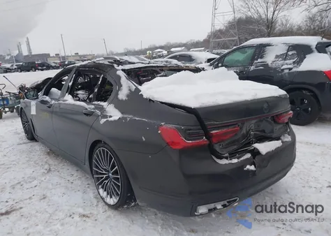 2020 BMW 740I from USA, damaged, VIN WBA7T2C01LCD59602